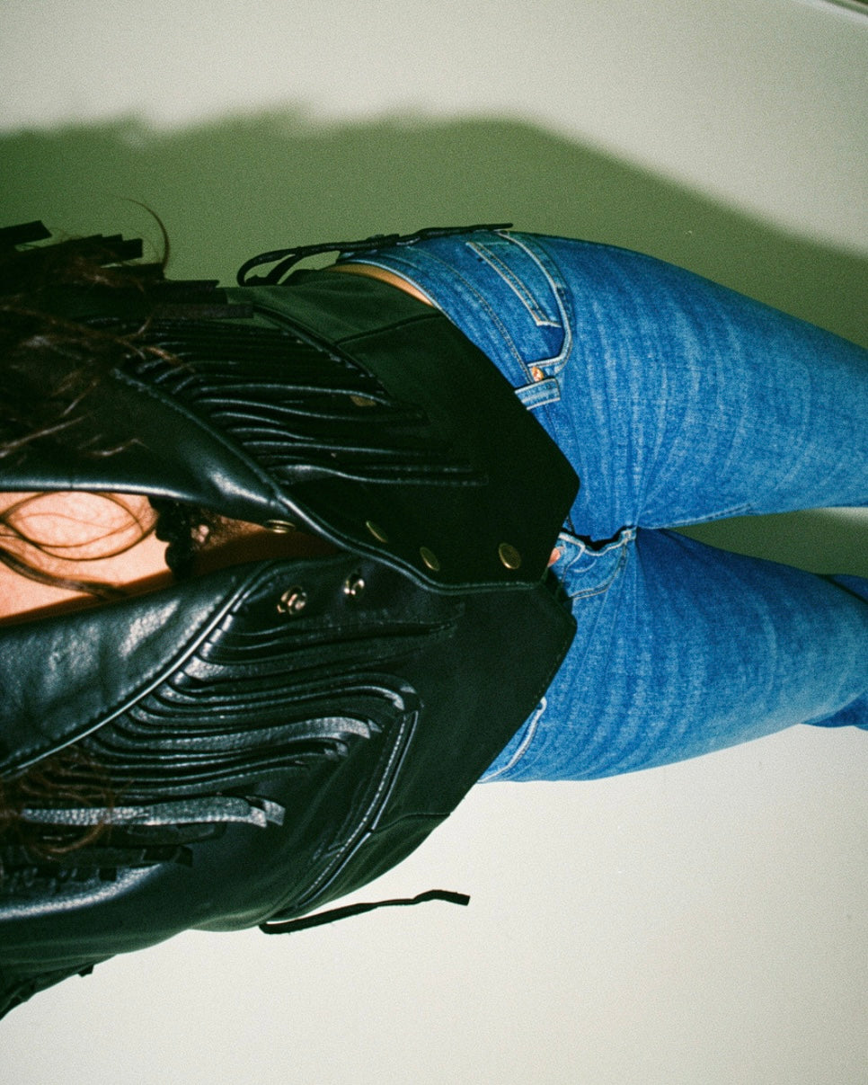 Leather Biker Vest