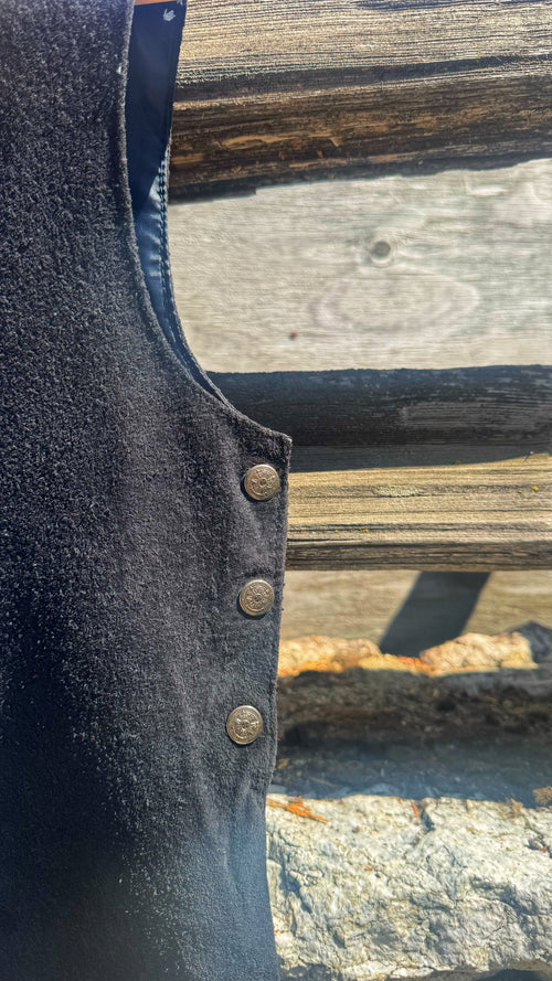 Black Suede dress by Jou Jou