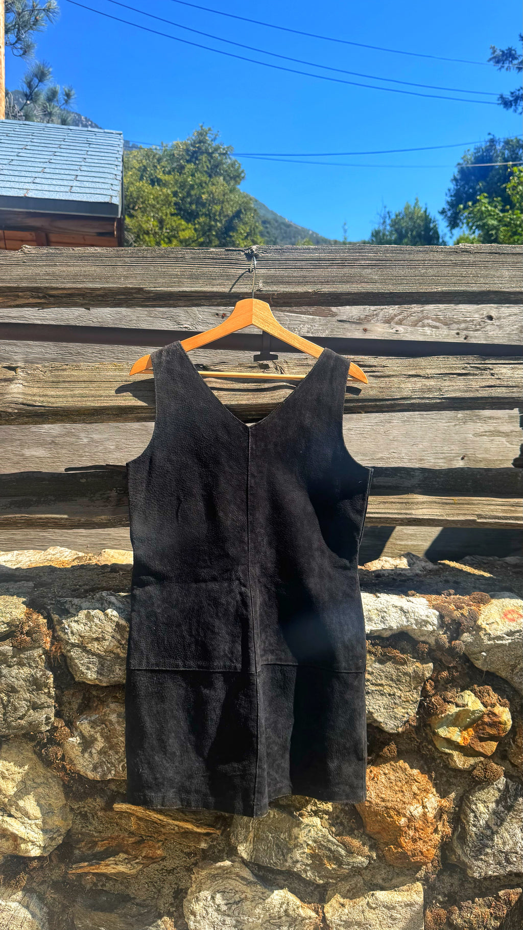 Black Suede dress by Jou Jou