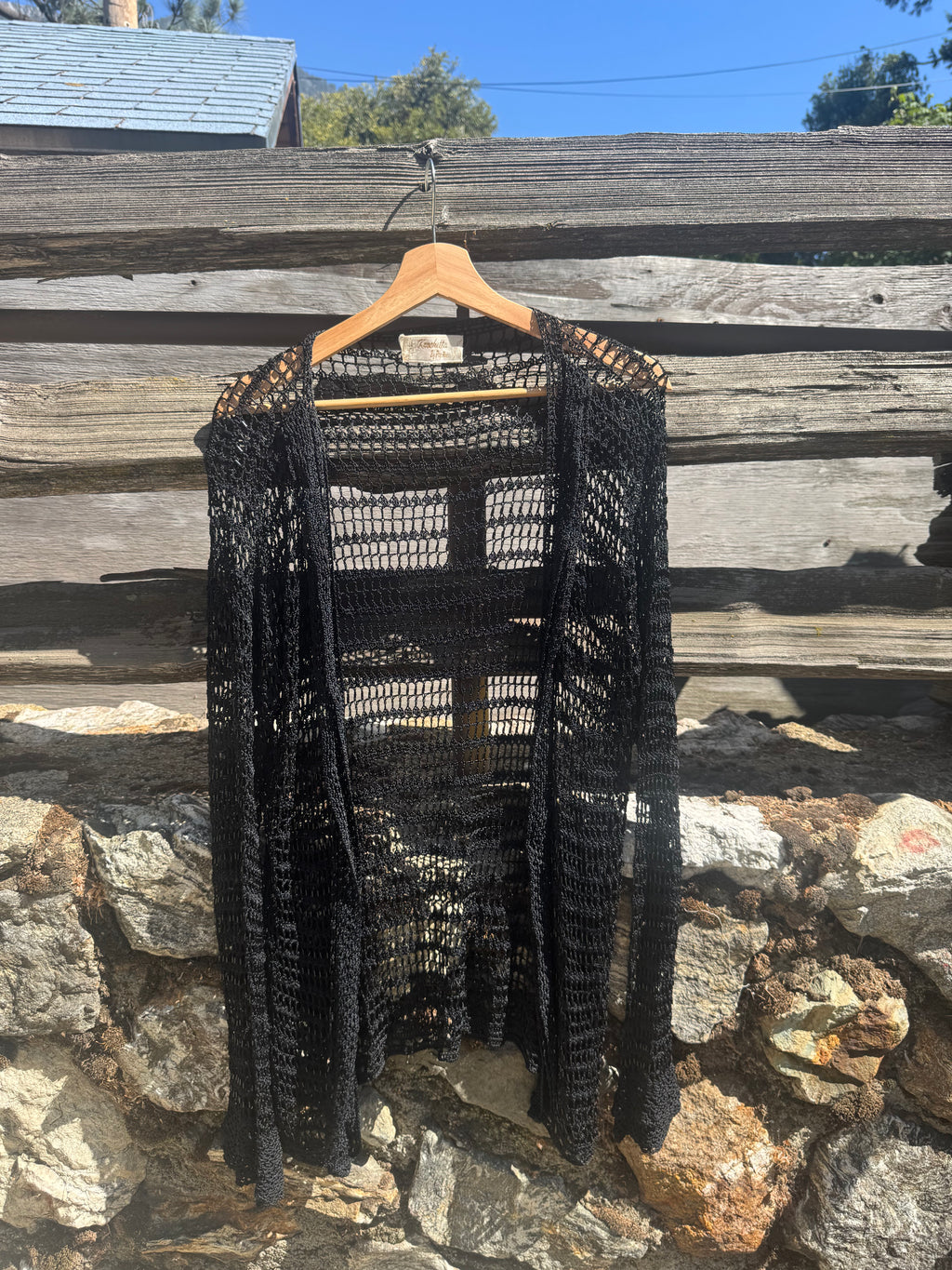 Kroshetta by Papillon netted top