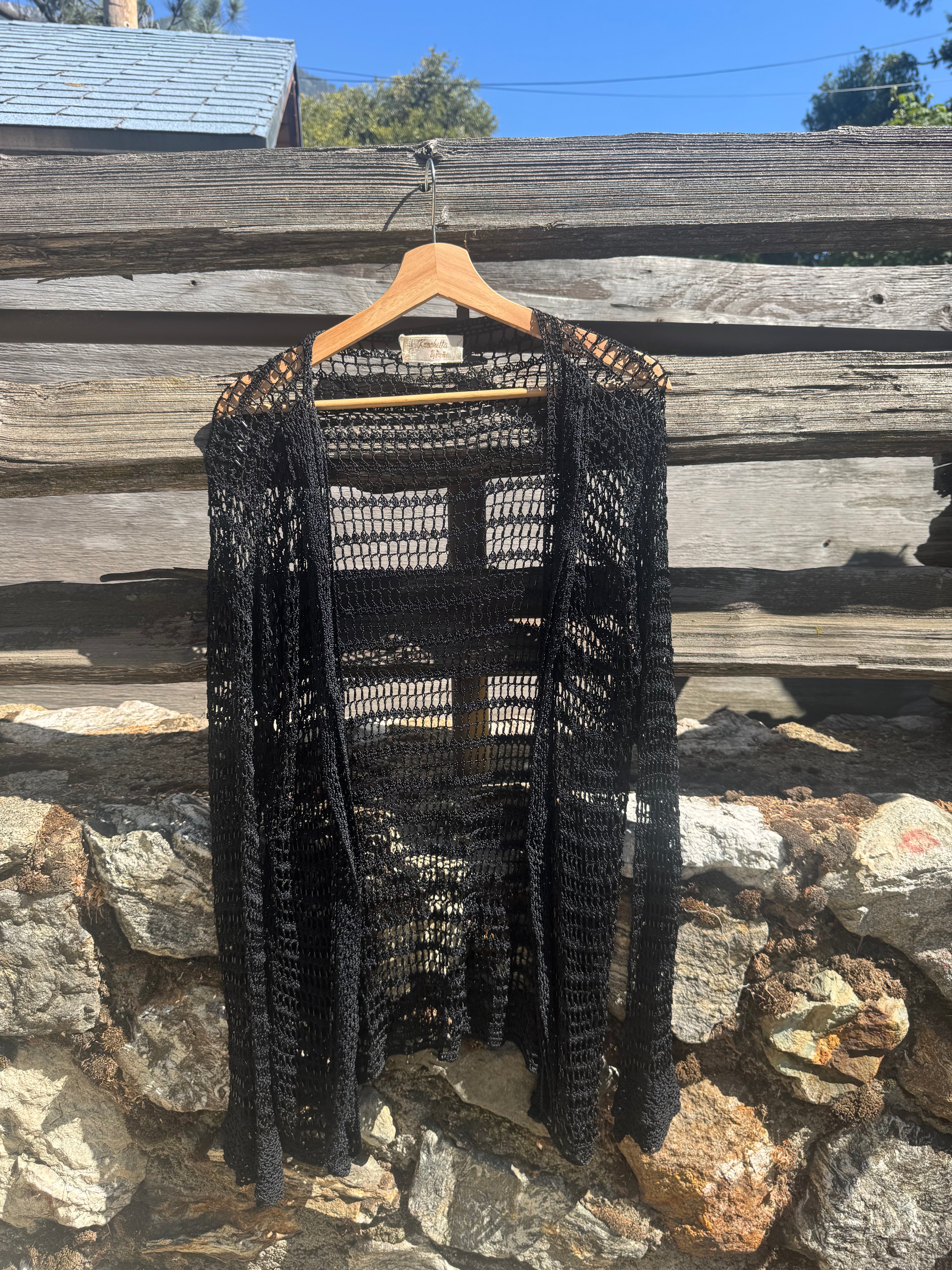 Kroshetta by Papillon netted top