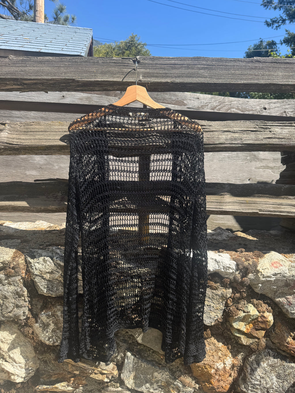 Kroshetta by Papillon netted top