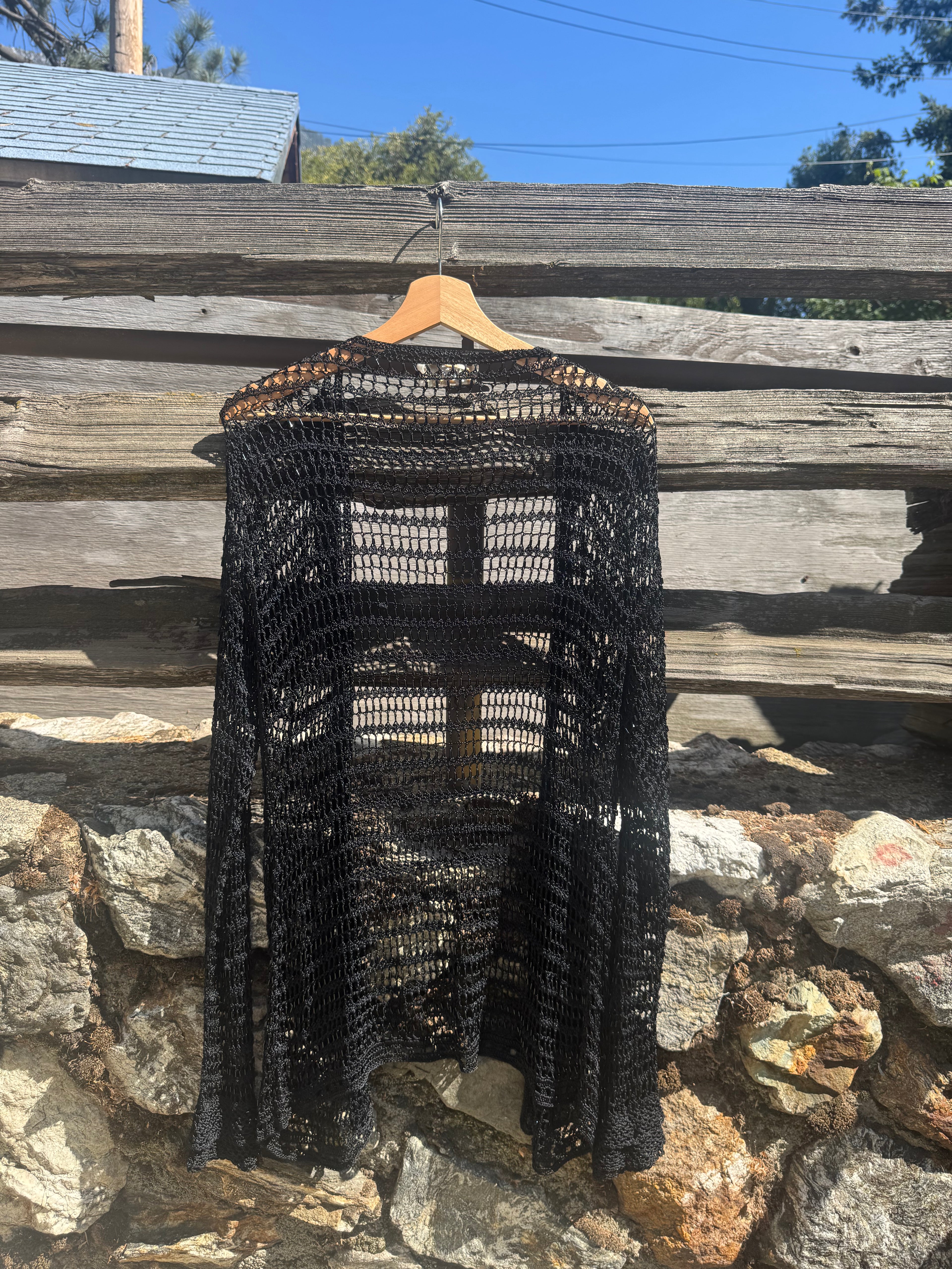 Kroshetta by Papillon netted top